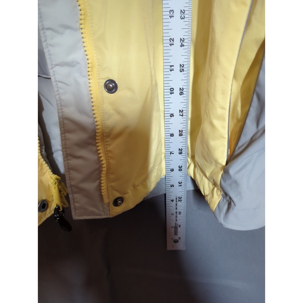 COLUMBIA CHALLENGE SERIES Ski Snowboarding Jacket Women's Large Yellow Gray VTG - Picture 17 of 17